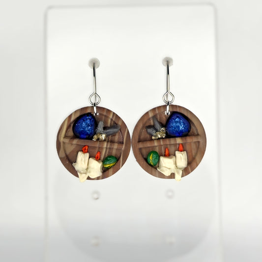 Shelf Hooks - Candles and Crystals - Round