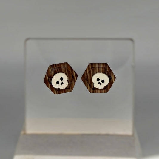 Shelf Studs - Skulls - Hex
